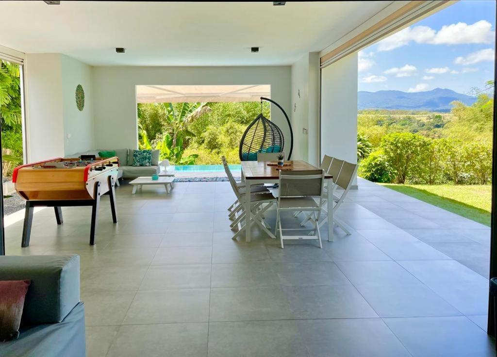 Villa Kumquat Avec Piscine Et Vue Sur Les Montagnes Petit-Bourg Dış mekan fotoğraf
