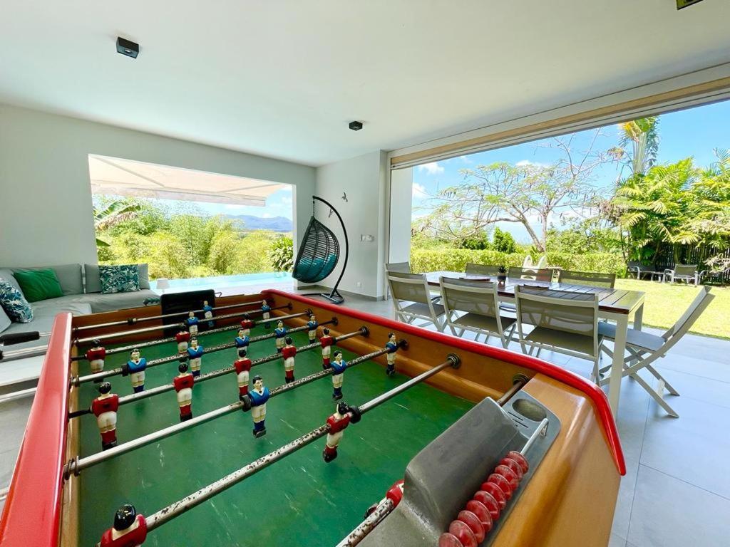 Villa Kumquat Avec Piscine Et Vue Sur Les Montagnes Petit-Bourg Dış mekan fotoğraf